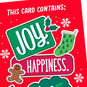 Red and Green Holiday Icons Money Holder Card Card Front Detail image number 5