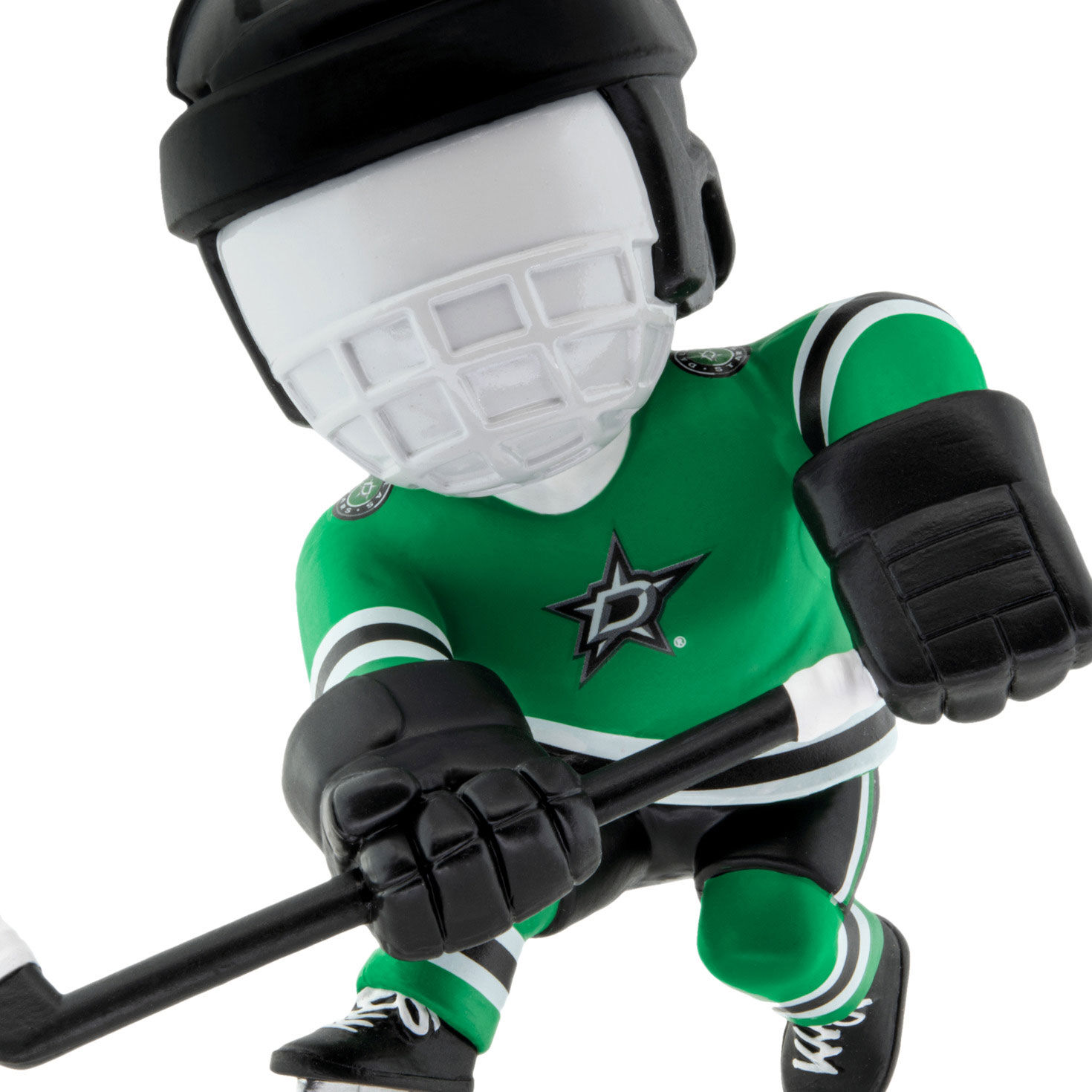 Dallas Stars Hockey Player Christmas Ornament closeup view image number 5