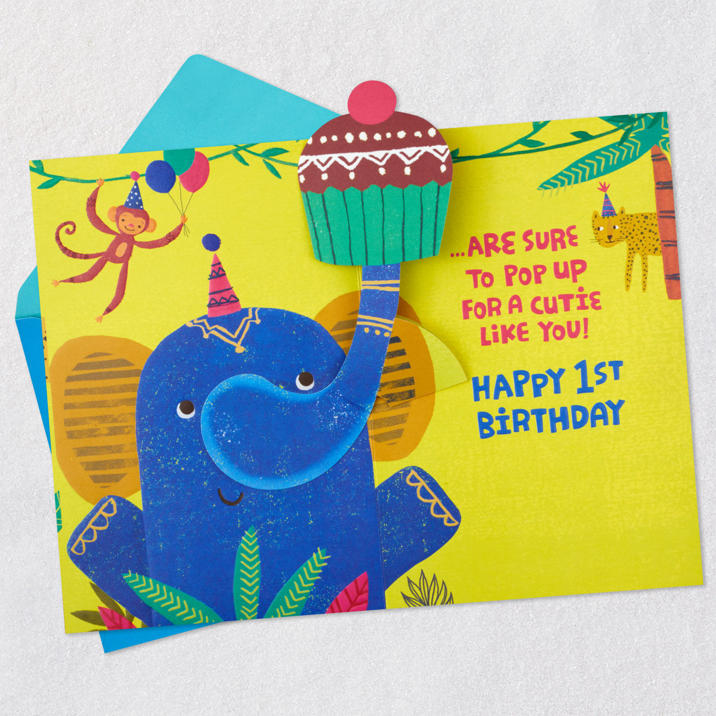 Lots of Surprises Pop-Up First Birthday Card for only USD 4.99 | Hallmark