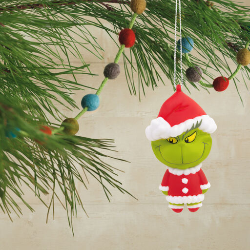 Dr. Seuss's How the Grinch Stole Christmas!™ Grinch Shatterproof Hallmark Ornament, 