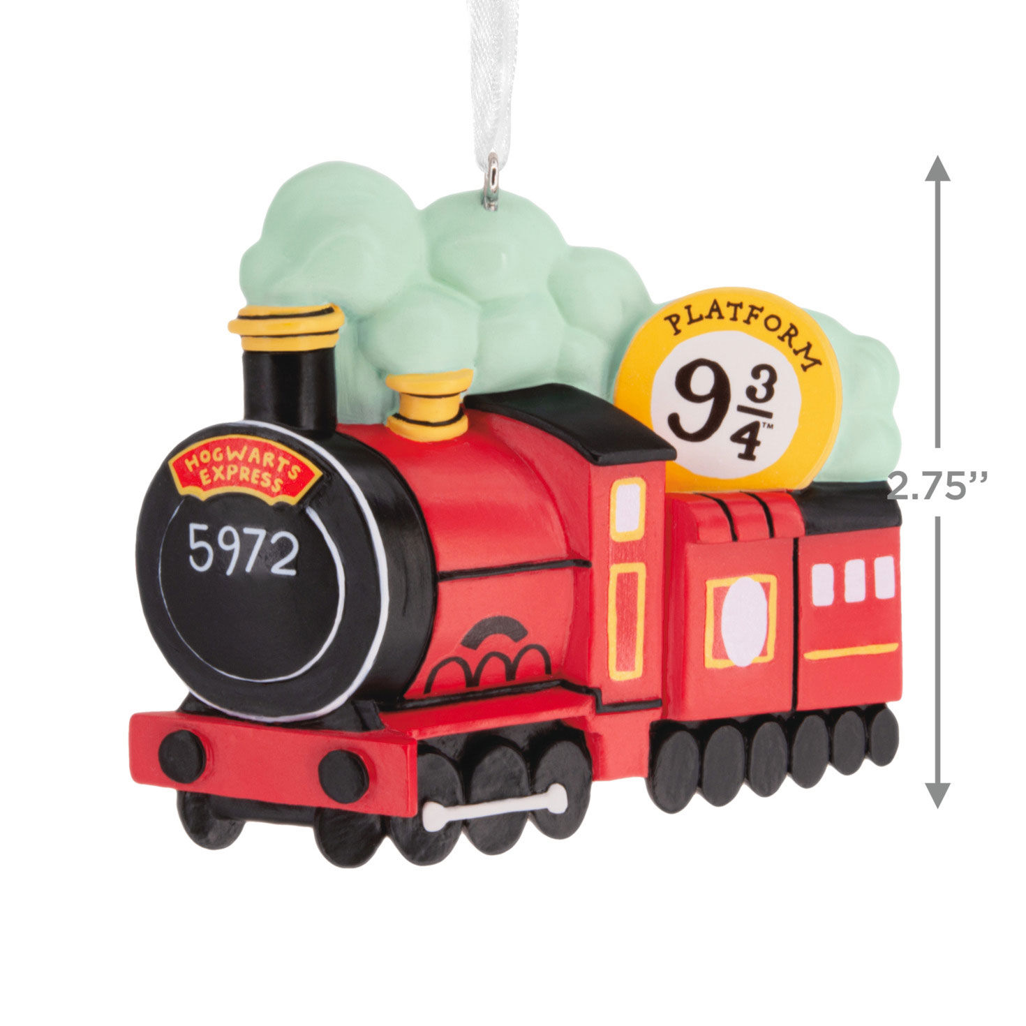 Harry Potter Hogwarts Train Christmas Ornament measurement image number 3