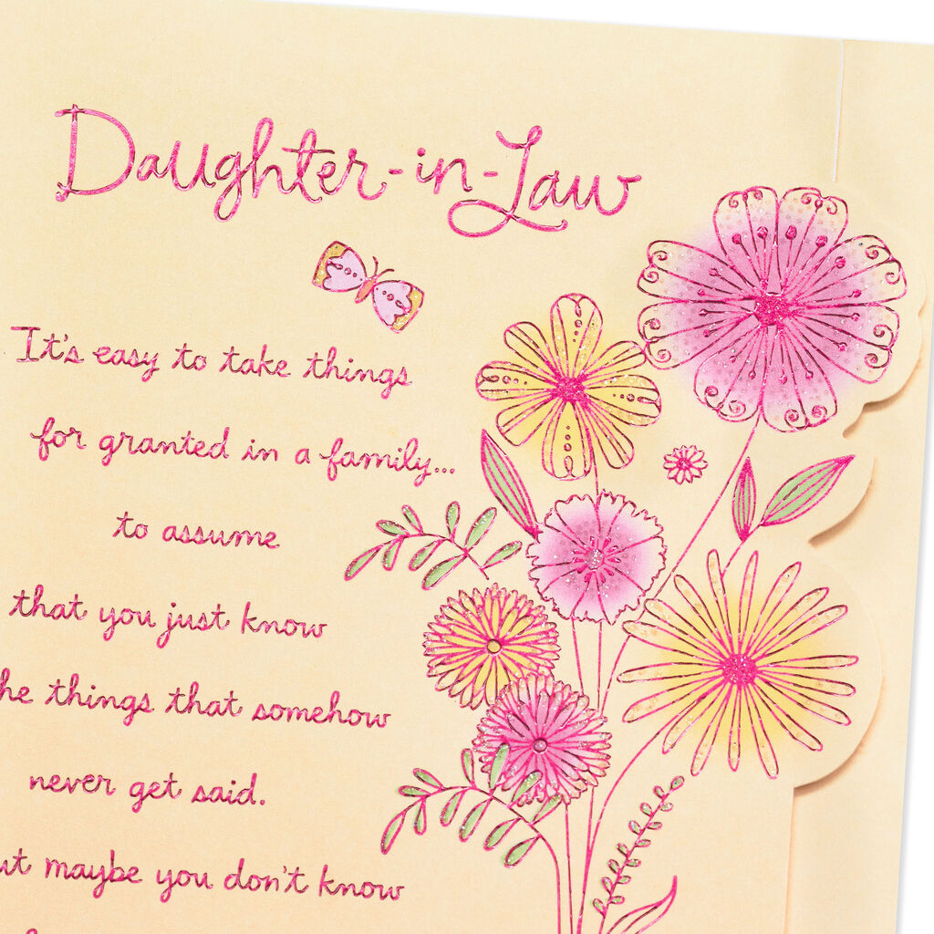 How Special You Are Birthday Card For Daughter In Law Greeting