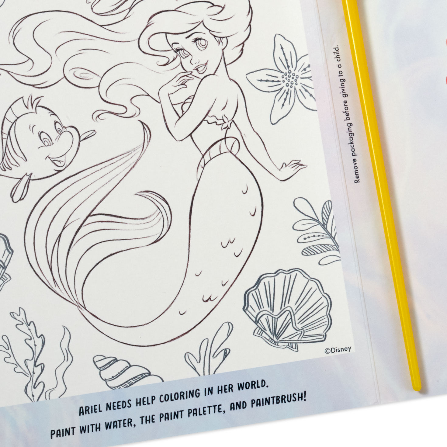 Disney The Little Mermaid Ariel Splashy Fun Birthday Card for Niece With Paint-With-Water Activity for only USD 5.99 | Hallmark