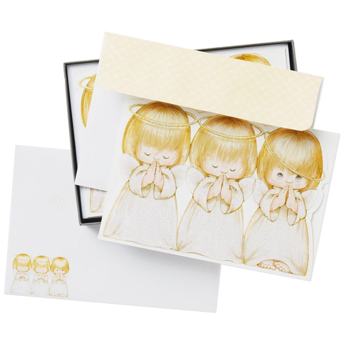 Three Angels Christmas Blessings Cards, Box of 16 - Boxed Cards - Hallmark