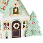 Merry Christmas Santa's Workshop 3D Pop-Up Ornament Christmas Card, , large image number 3