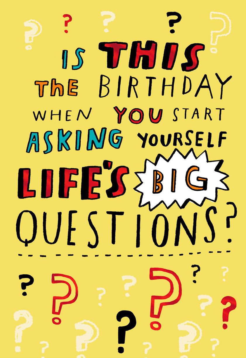 Old Age Funny Birthday Card