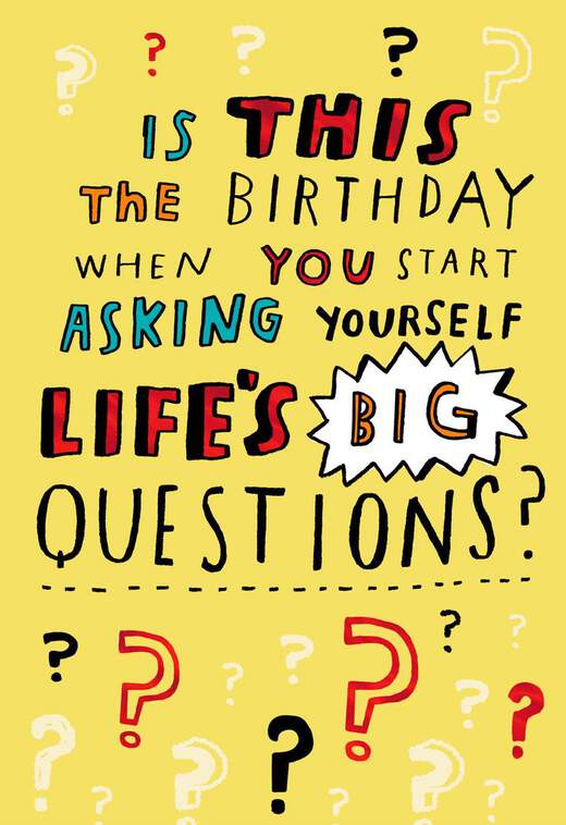 Old Age Funny Birthday Card, , large image number 1