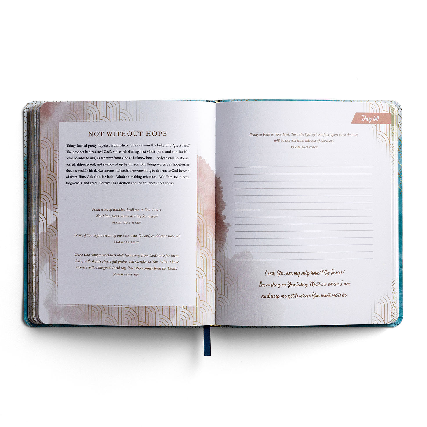 100 Days of Hope & Encouragement Devotional Journal inside spread image number 5