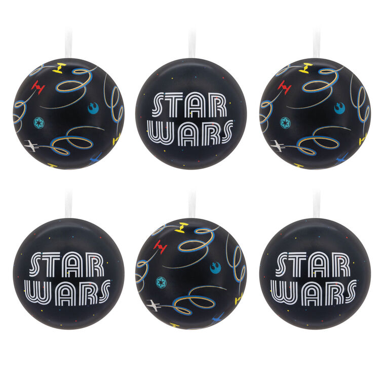 Star Wars™ Tin Ball Hallmark Ornaments, Set of 12, , large image number 5
