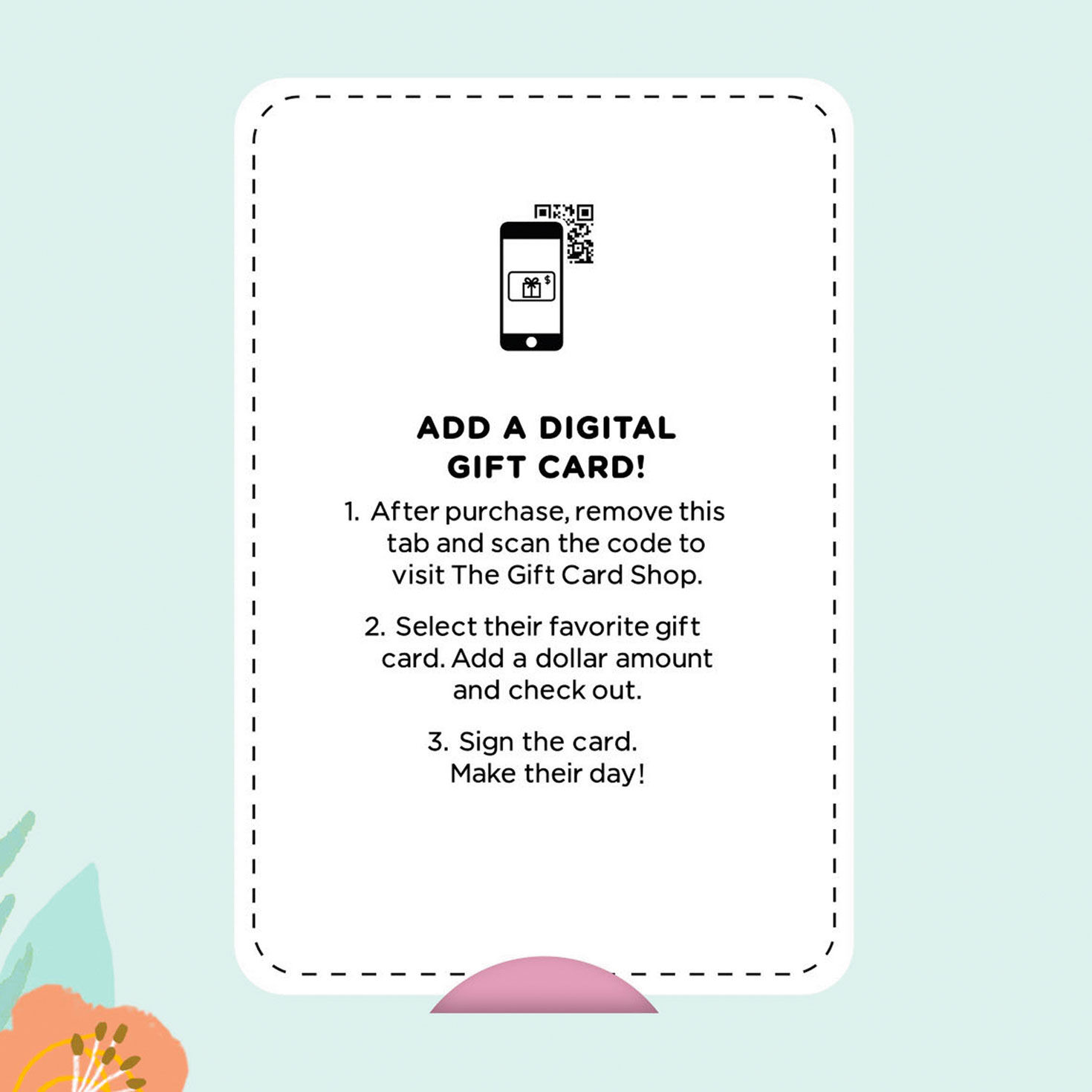 Pastel Tropical Flowers Mother's Day Gift Card  image number 6