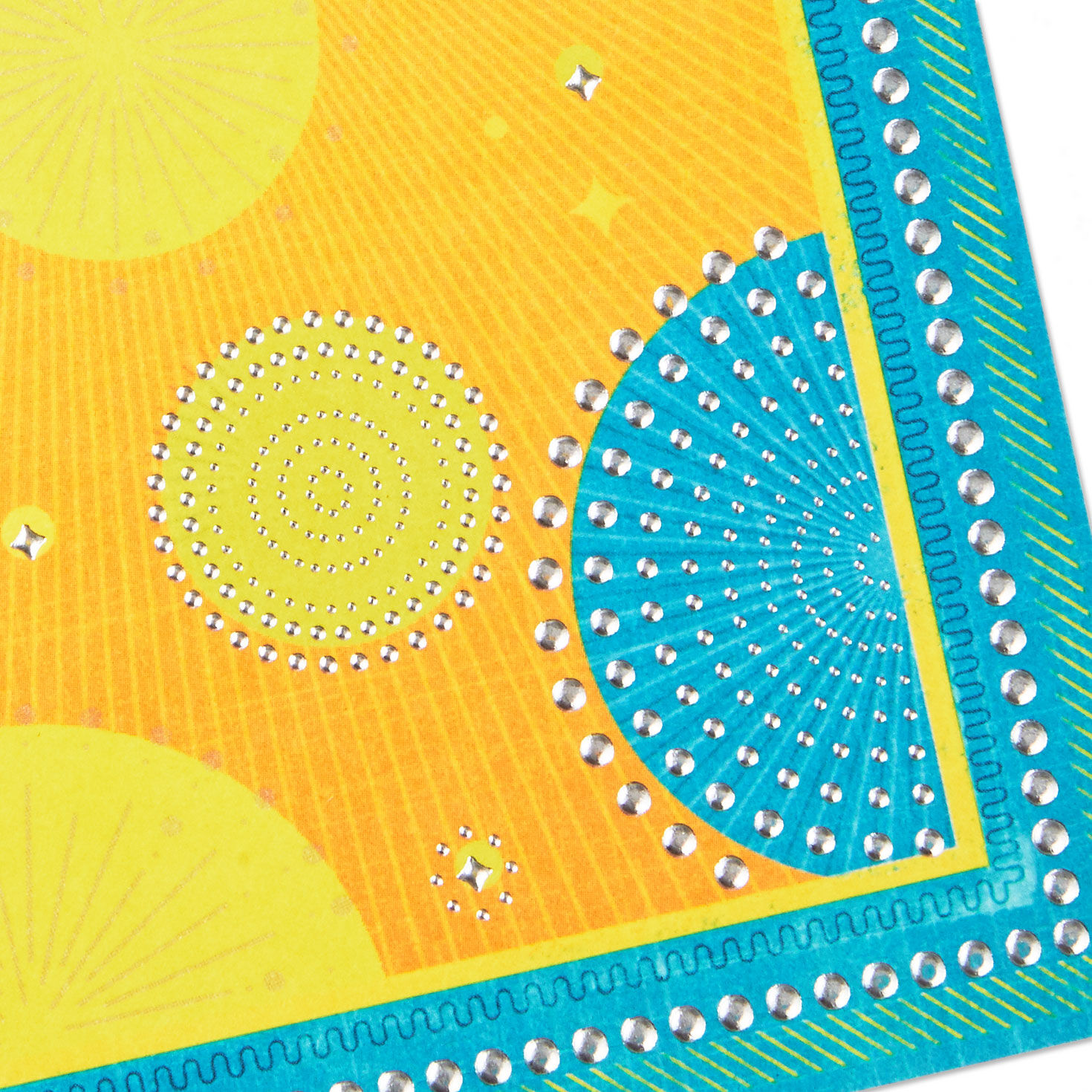 Number 70 Sunbursts 70th Birthday Card Card Front Detail image number 4