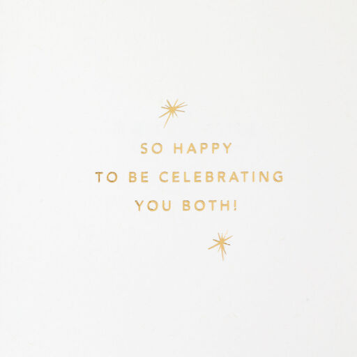 Cheers to the Happy Couple Congratulations Card, 
