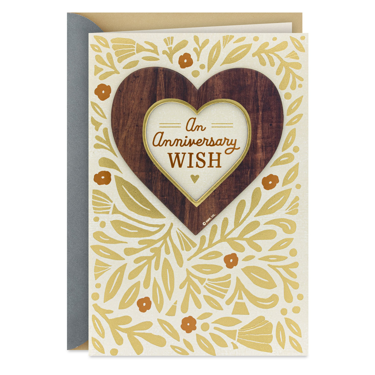 A Time to Remember Anniversary Card with Photo Frame Magnet