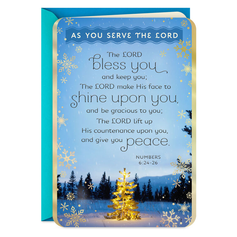 May This Special Time Refresh Your Heart and Spirit Religious Christmas Card
