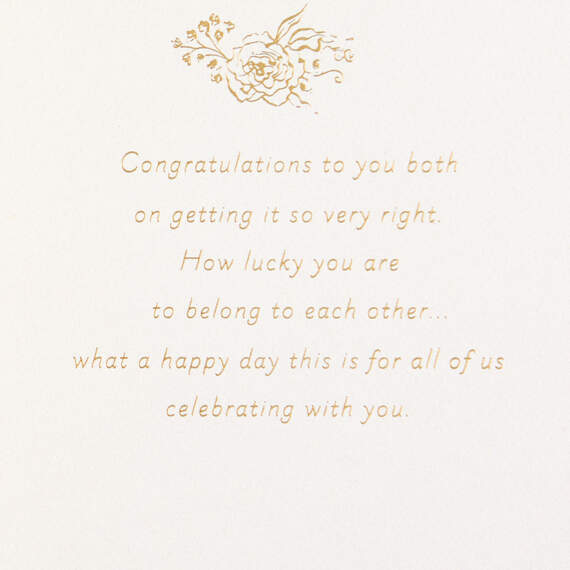 You Two Are a Perfect Pair Wedding Card, , large image number 2