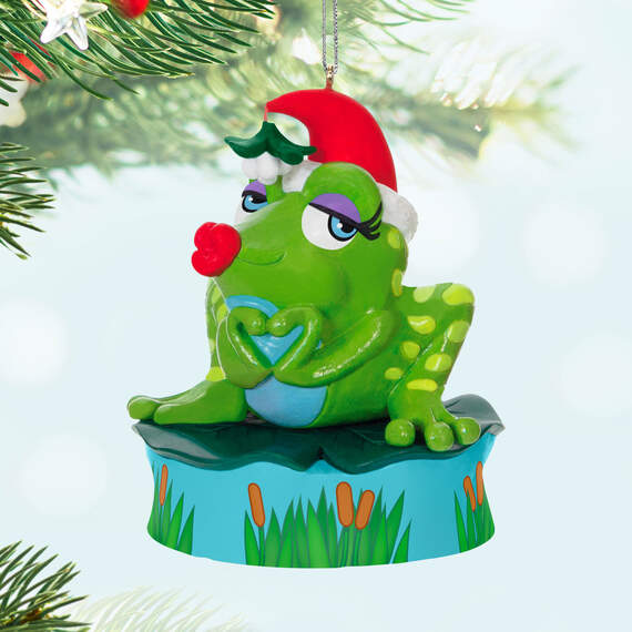 Mistle-Toad Ornament With Sound, , large image number 2
