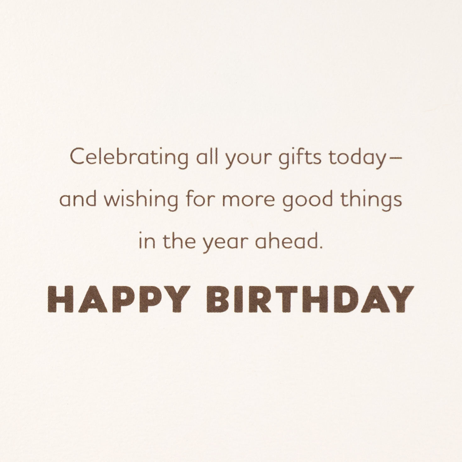 Abstract Orange Half Moons and Leaves Son Birthday Card Sentiment image number 3