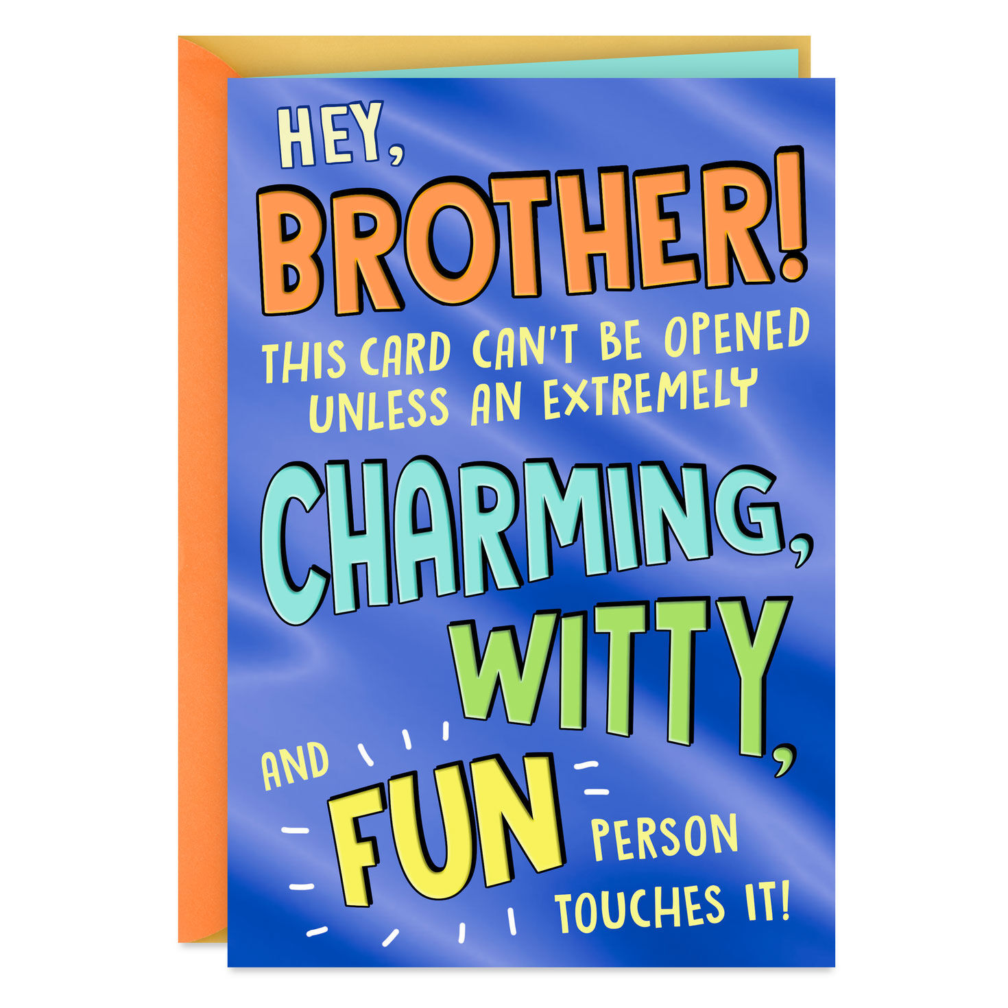 For Charming and Witty People Only Funny Birthday Card for Brother