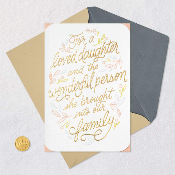 So Much Happiness Anniversary Card for Daughter and Spouse, , large image number 6