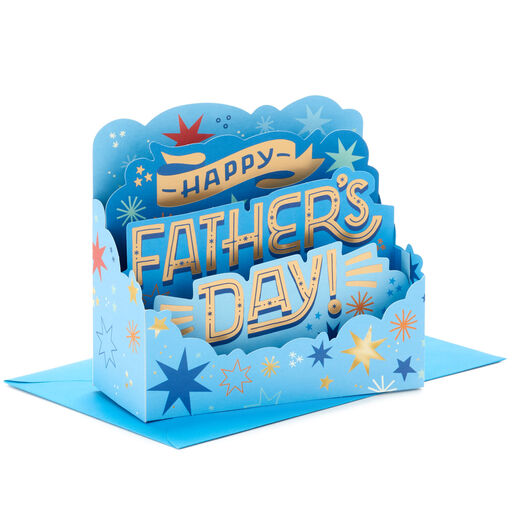 You're a Great Dad 3D Pop-Up Father's Day Card for Dad, 