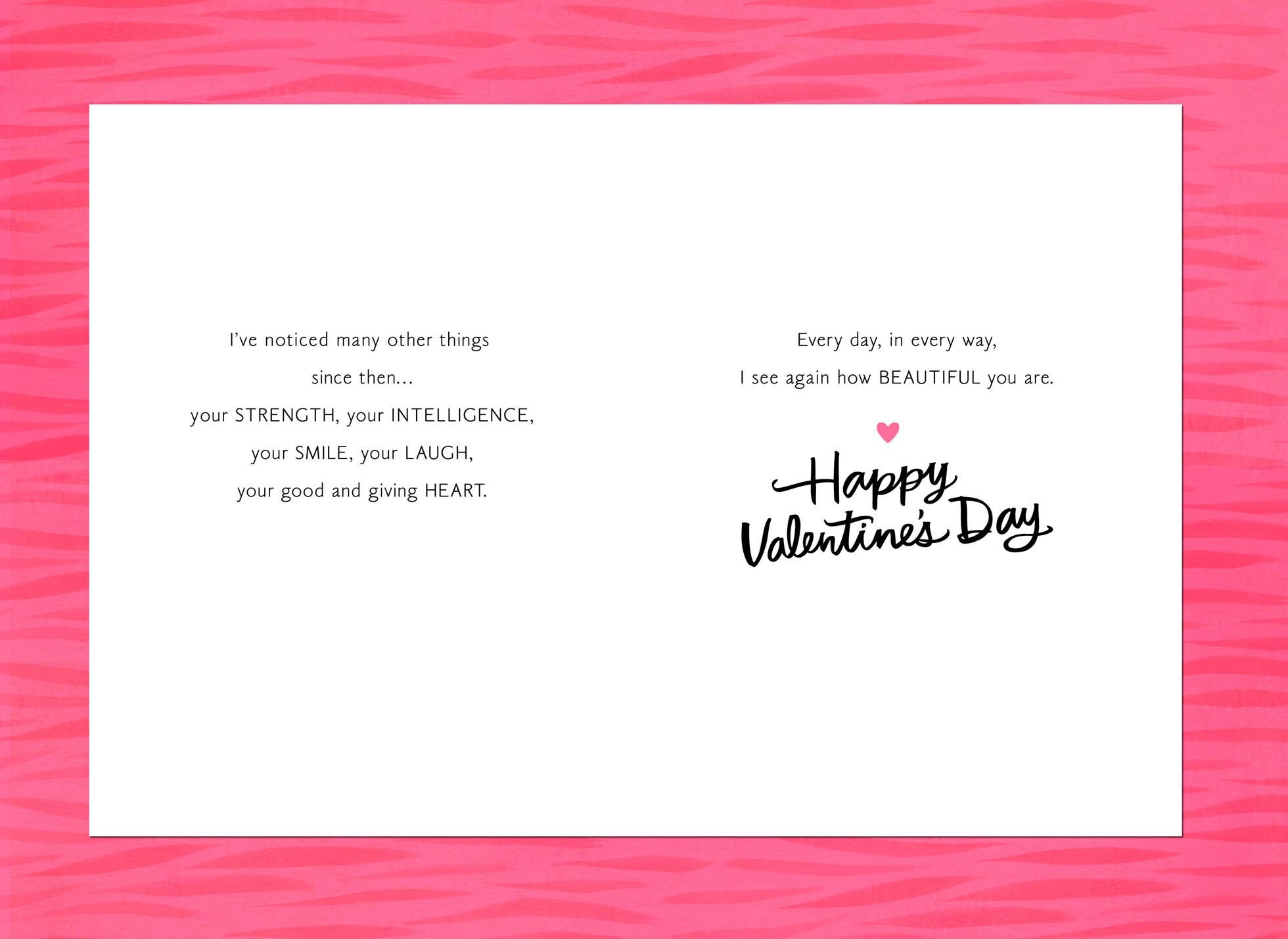 How Beautiful You Are Romantic Valentine's Day Card