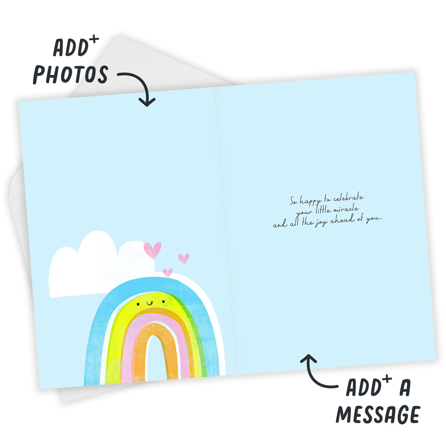 Sweet Dream Come True Custom Rainbow Baby Card for only USD 4.99 | Hallmark