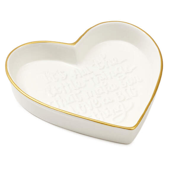 All the Little Things Heart-Shaped Trinket Dish, , large image number 1