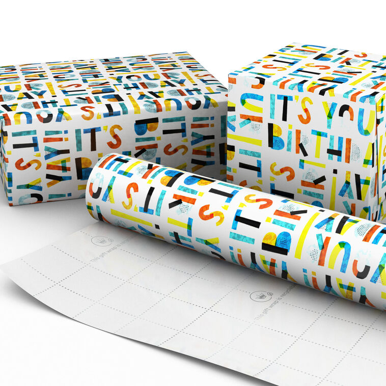 It's Your Birthday! Jumbo Wrapping Paper, 90 sq. ft., , large image number 2