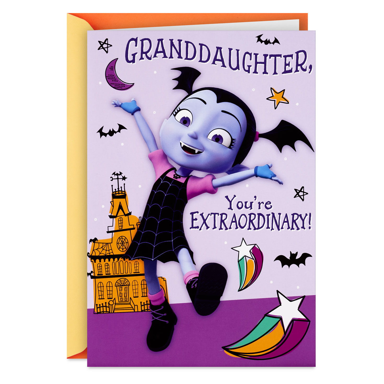 Disney Junior Vampirina Extraordinary Halloween Card for Granddaughter