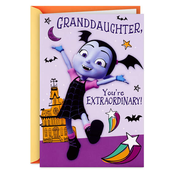Disney Junior Vampirina Extraordinary Halloween Card for Granddaughter