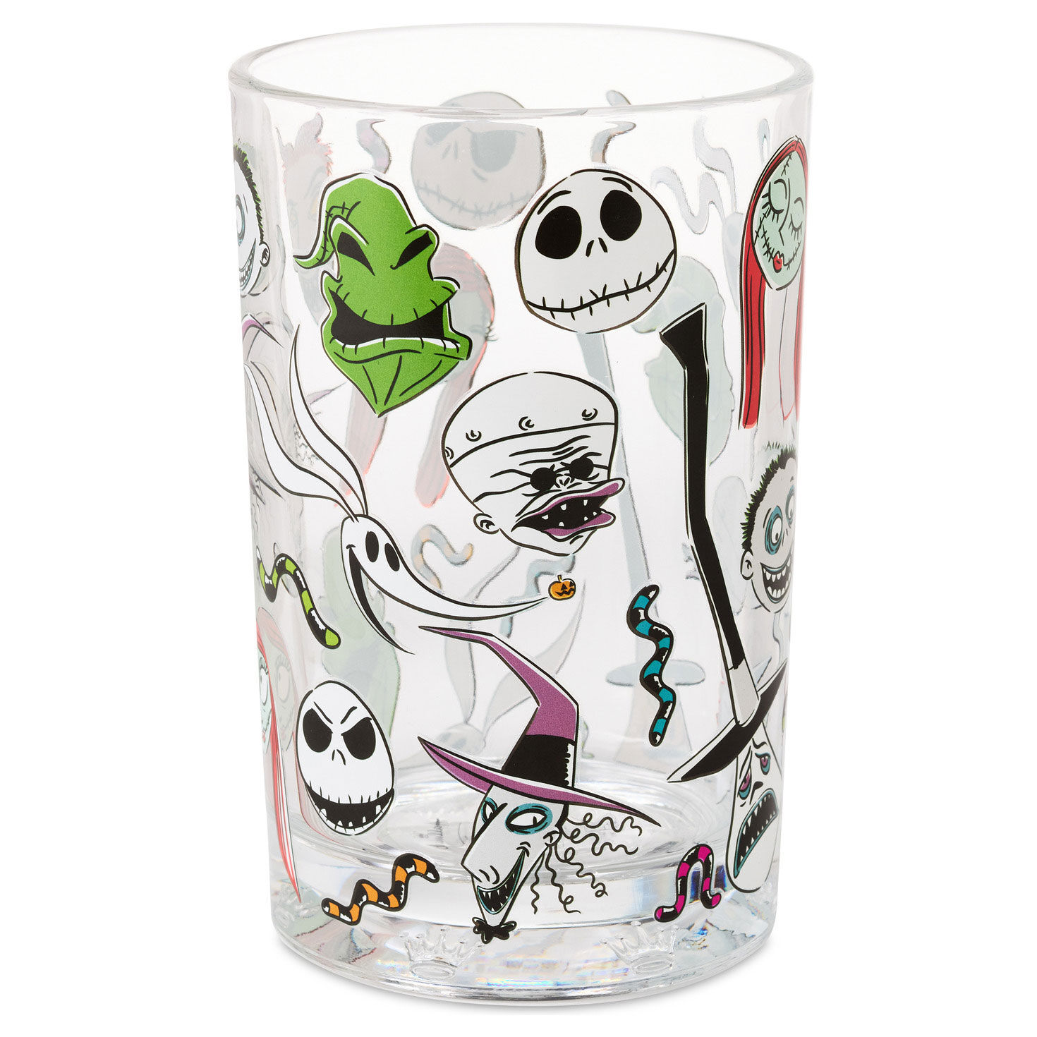 Nightmare Before Christmas Drinking Glass Back image number 2