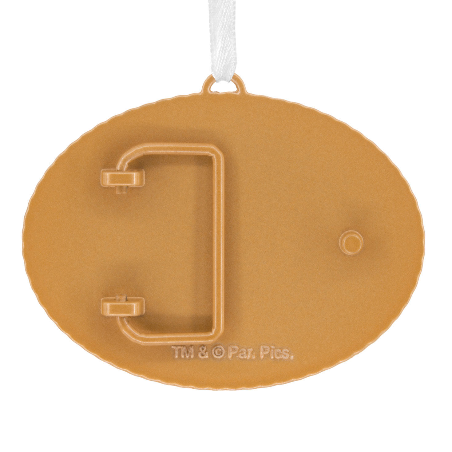 Dutton Ranch Belt Buckle Christmas Ornament Back image number 5