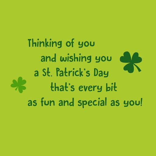 Fun, Special and Loved St. Patrick's Day Card for Grandson, 