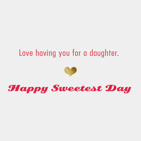 You Are a Dream Come True Sweetest Day Card for Daughter, , large image number 3