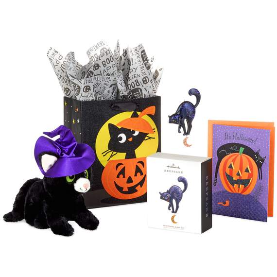 Bewitching Kitten Halloween Gift Set, , large image number 1