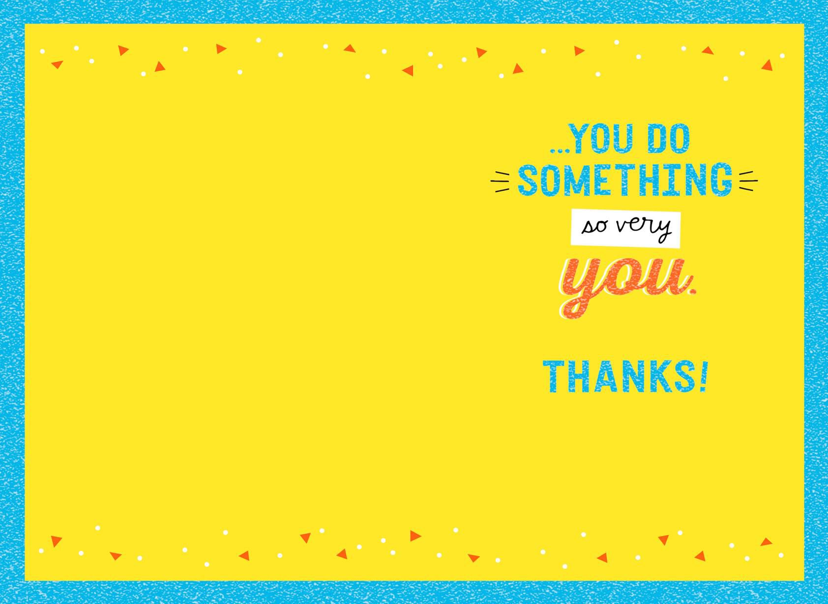 Peanuts® You Are Nice Thank You Card