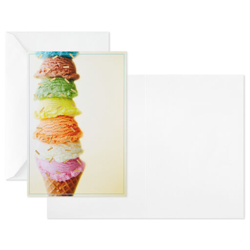 Charming and Cheerful Assorted Blank Cards, Box of 12, 