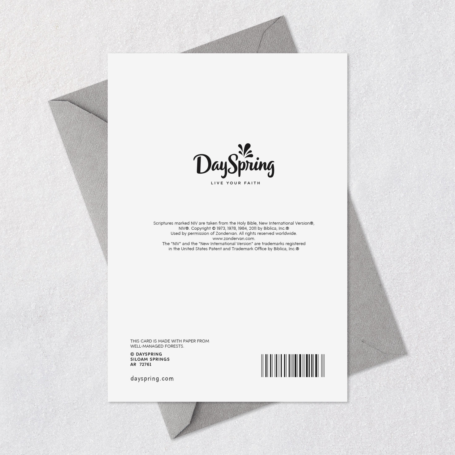 Purple Flowers and Butterfly Religious Sympathy Card  image number 8