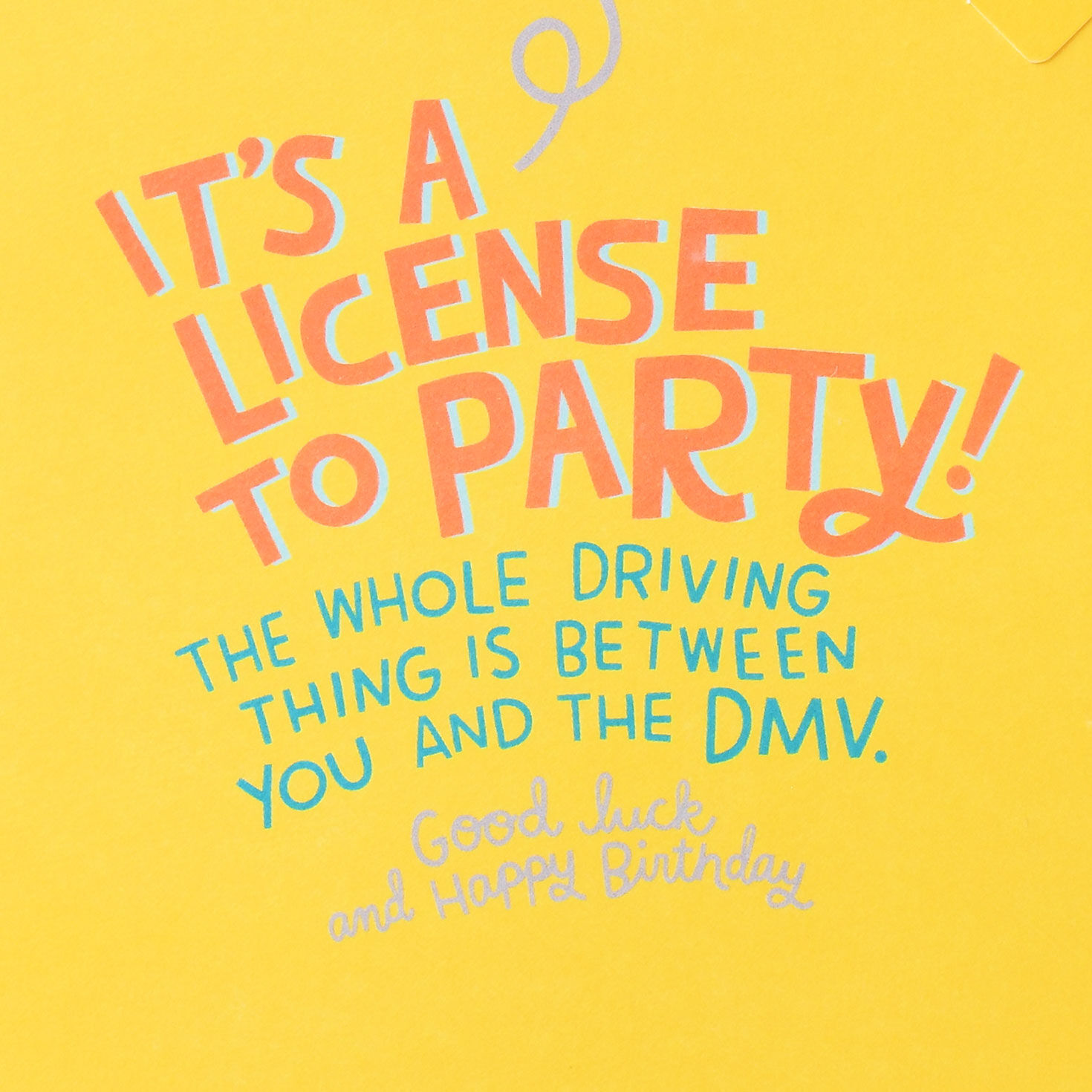 License to Party Funny Pop-Up 16th Birthday Card, , large image number 2