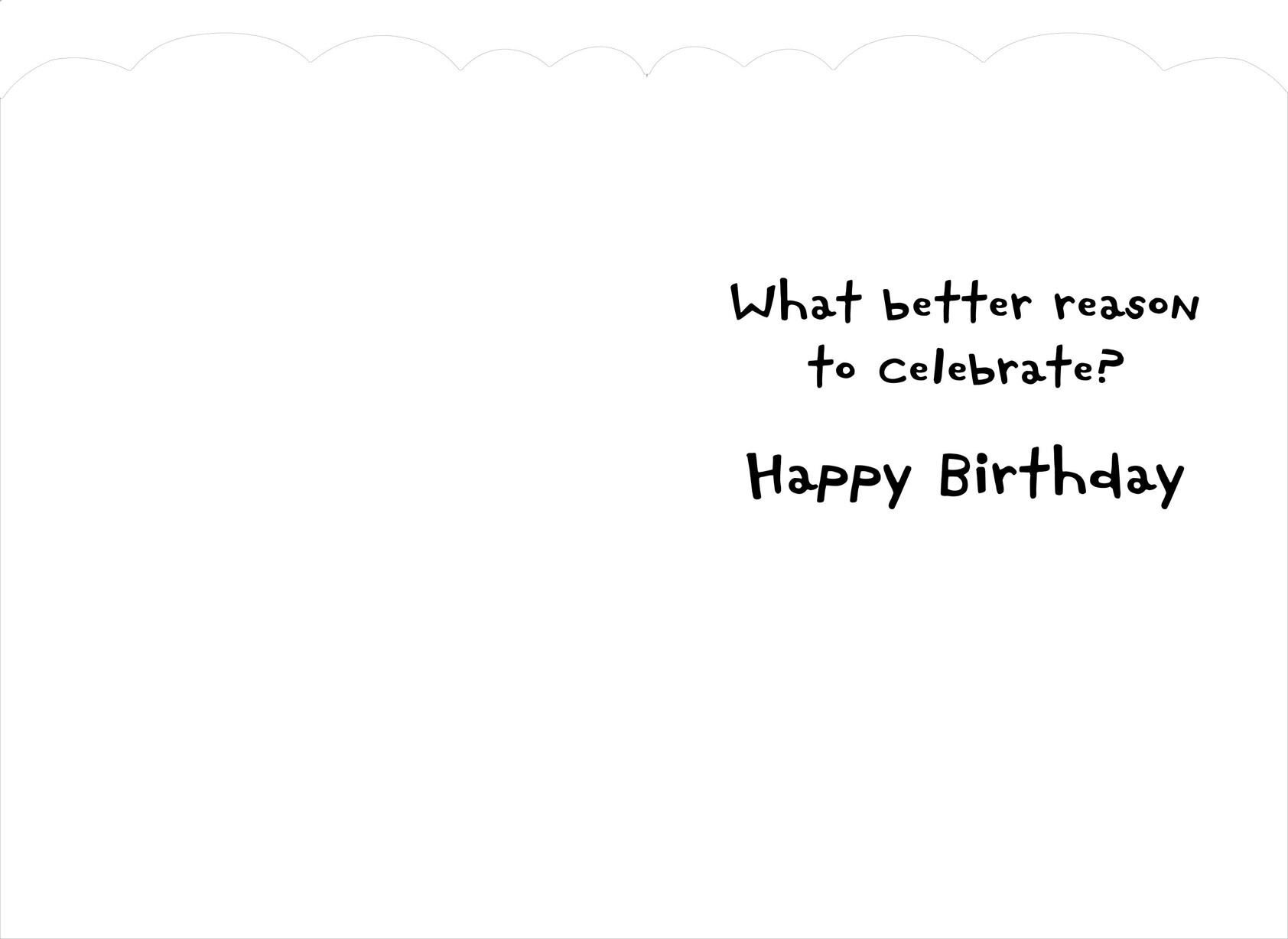 Lighthearted Monkey and Cake Birthday Card for Son