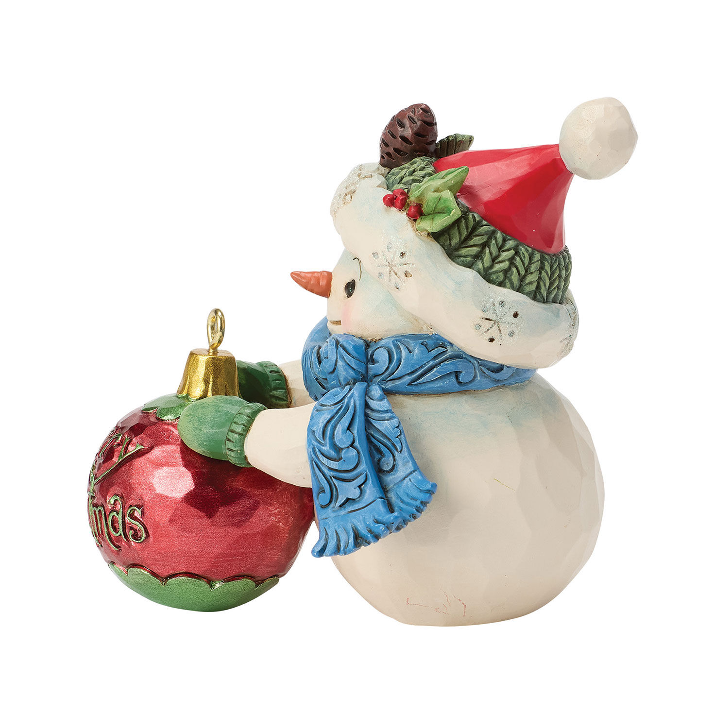 Snowman With Ornament Jim Shore Statue side image number 5