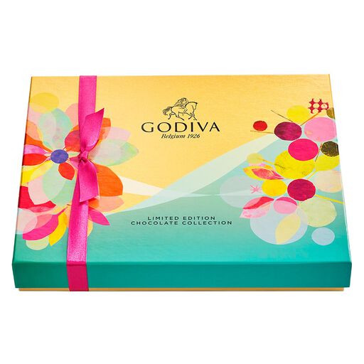 Godiva Assorted Chocolates Spring Gift Box, 16 Pieces, 