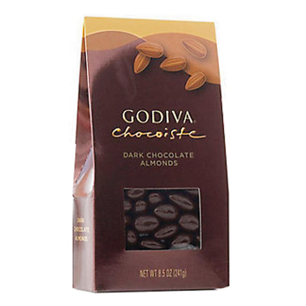 Large Godiva Dark Chocolate Almonds, 8.5 oz. Candy & Chocolate Hallmark