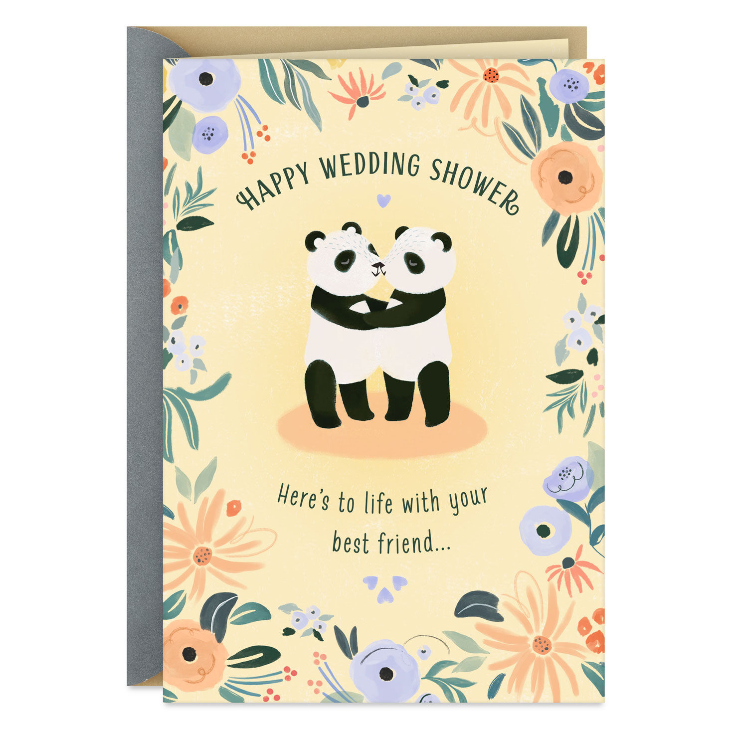 Here's to Life With Your Best Friend Wedding Shower Card