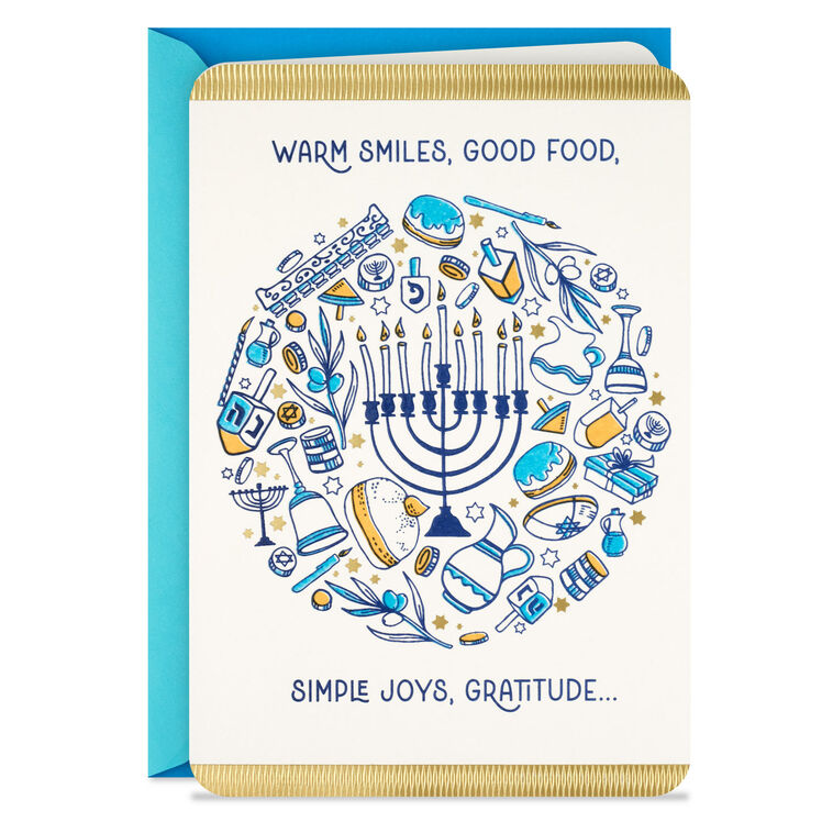 Warm Wishes for the Season Hanukkah Card