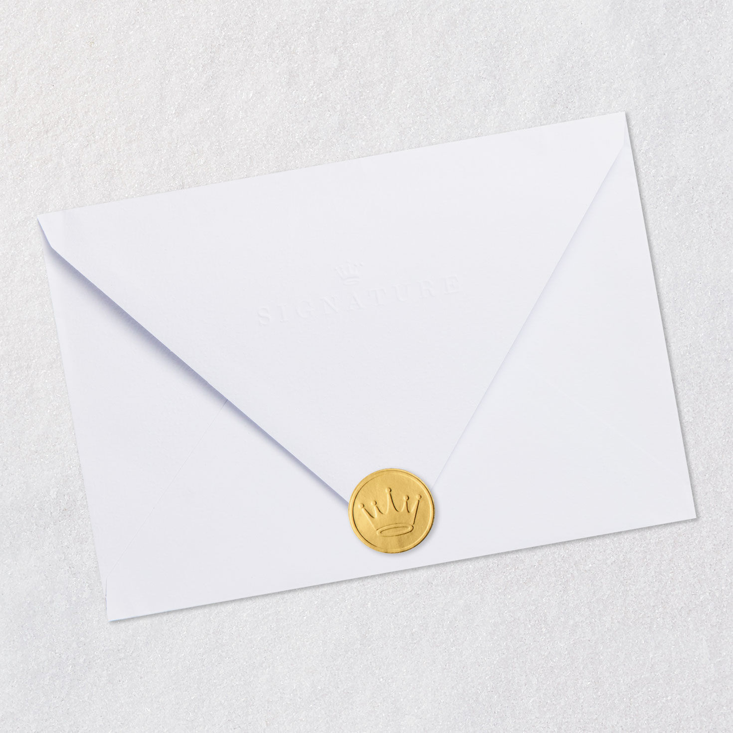 Up Balloon Bouquet Signature Anniversary Card Envelope Back with Seal image number 8