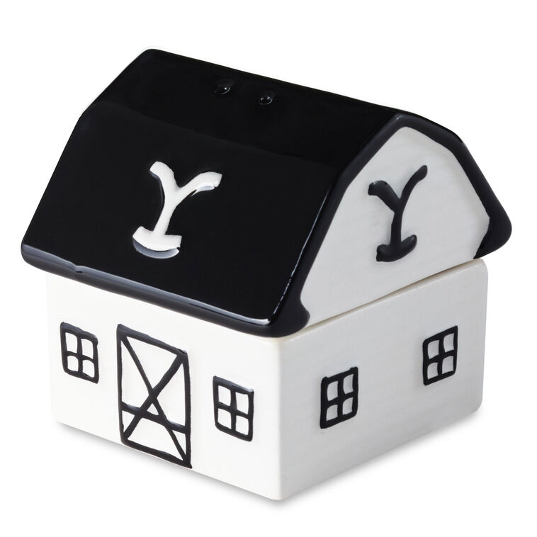Yellowstone Dutton Ranch Barn Stacked Salt and Pepper Shaker Set