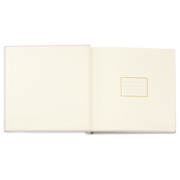 Oh Baby Gray Linen Textured Photo Album, , large image number 3