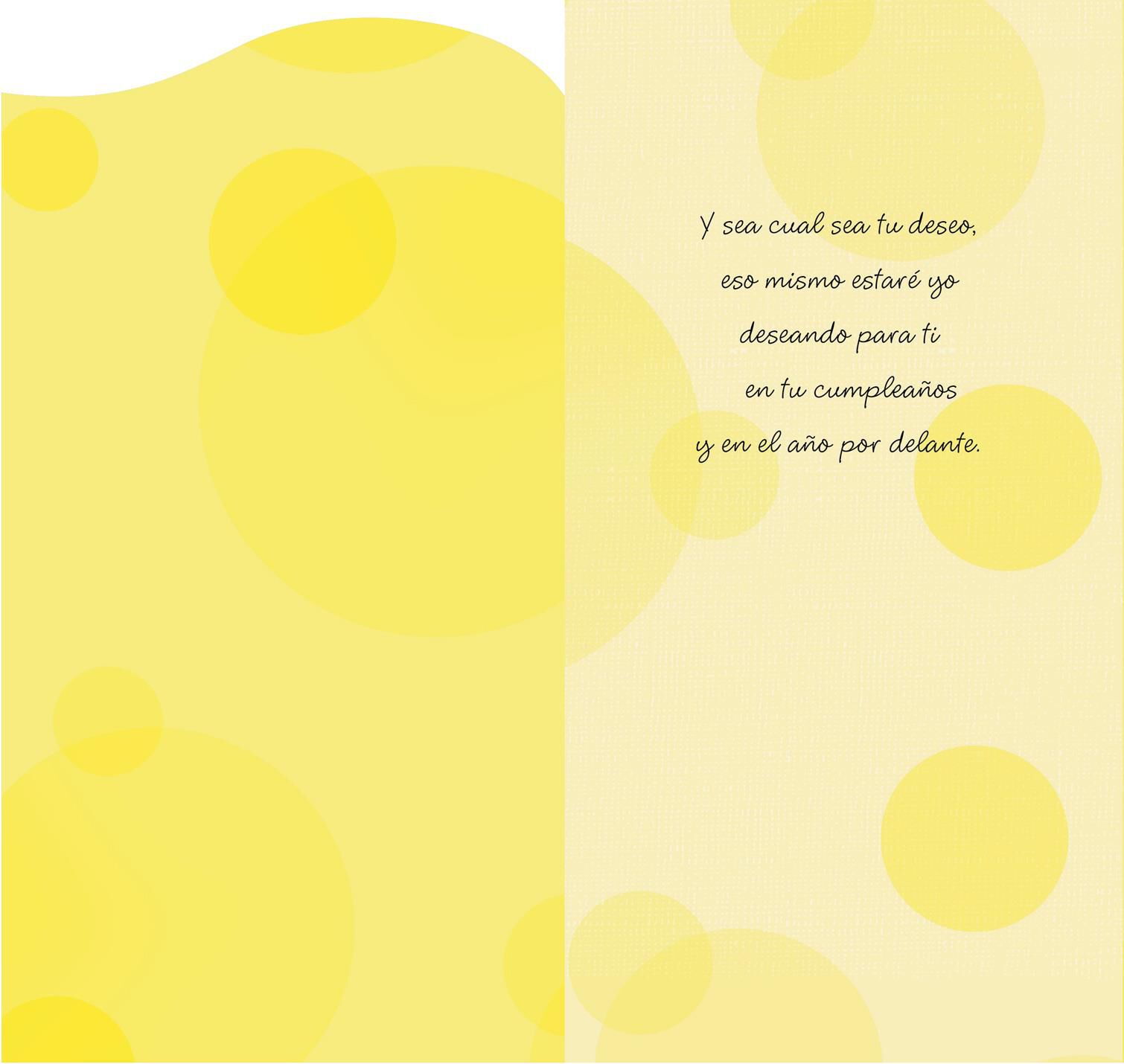 Make a Wish Spanish-Language Birthday Card
