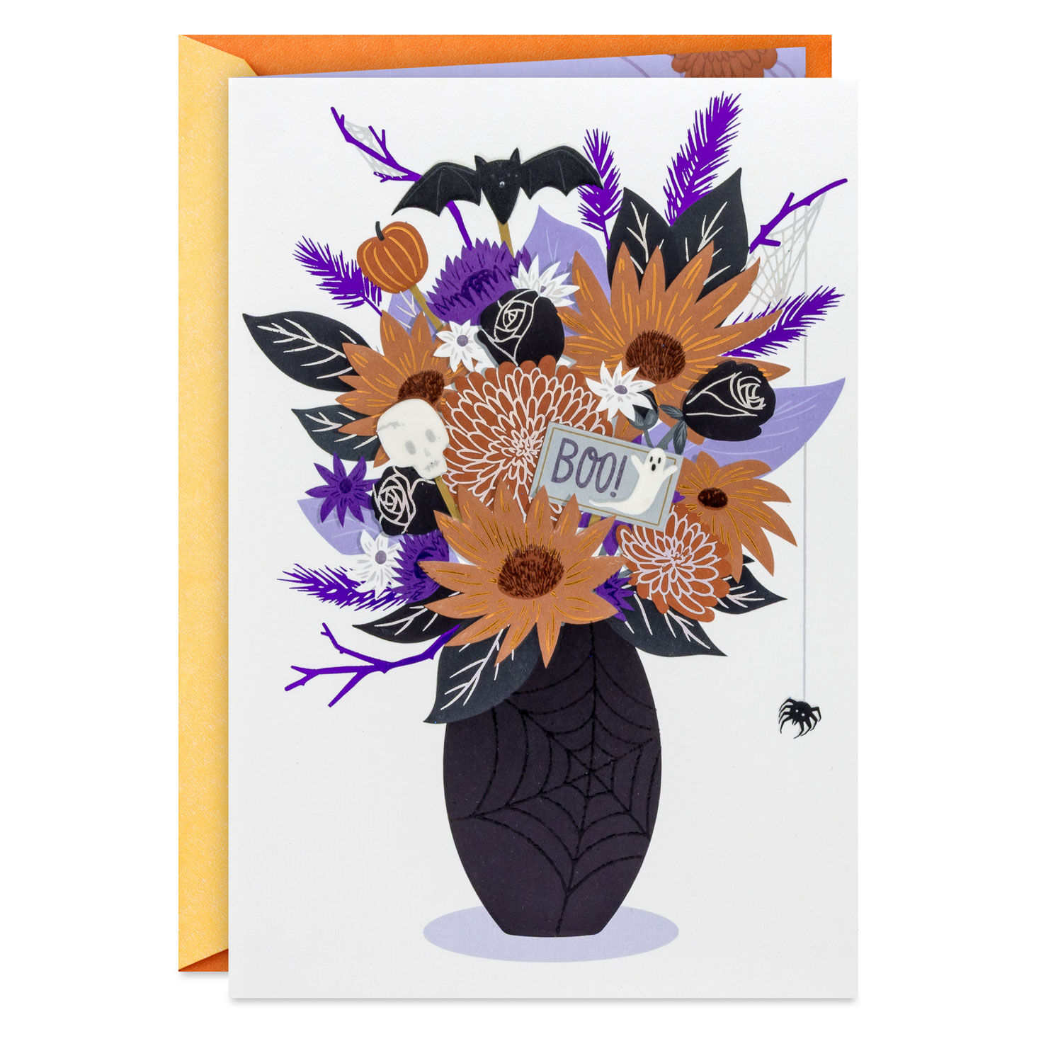 Fa-Boo-Lous Floral Halloween Card